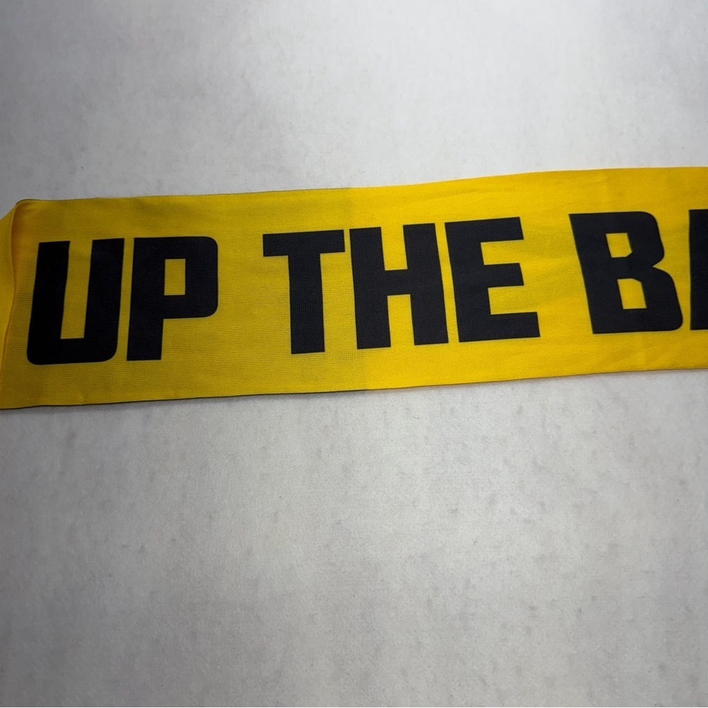 Charleston Battery Yellow Black Scarf Polyester Soccer - Picture 5 of 11